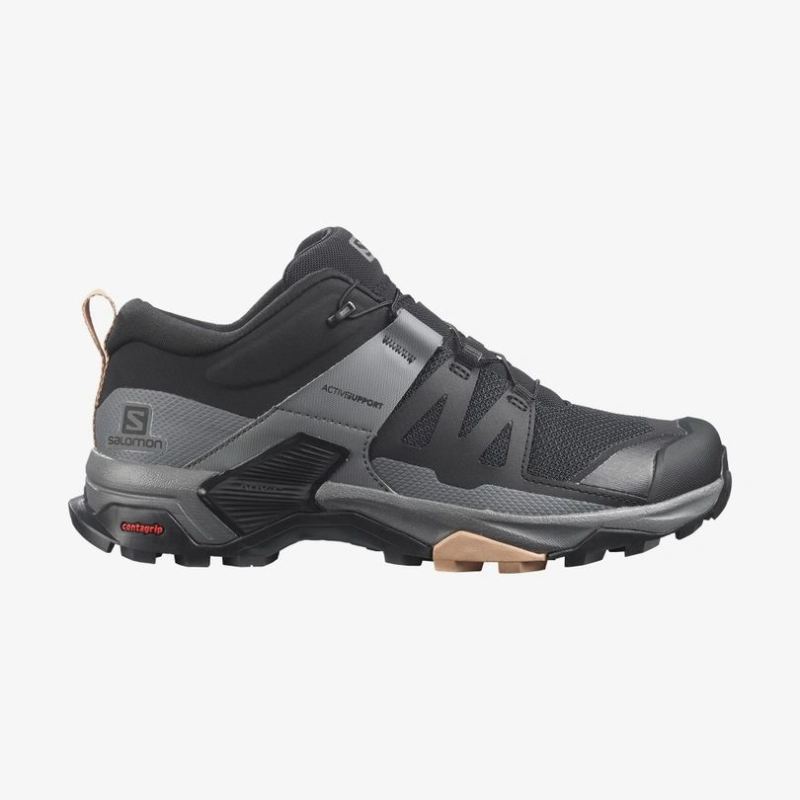 SALOMON WOMEN'S X ULTRA 4-Black / Quiet Shade / Sirocco