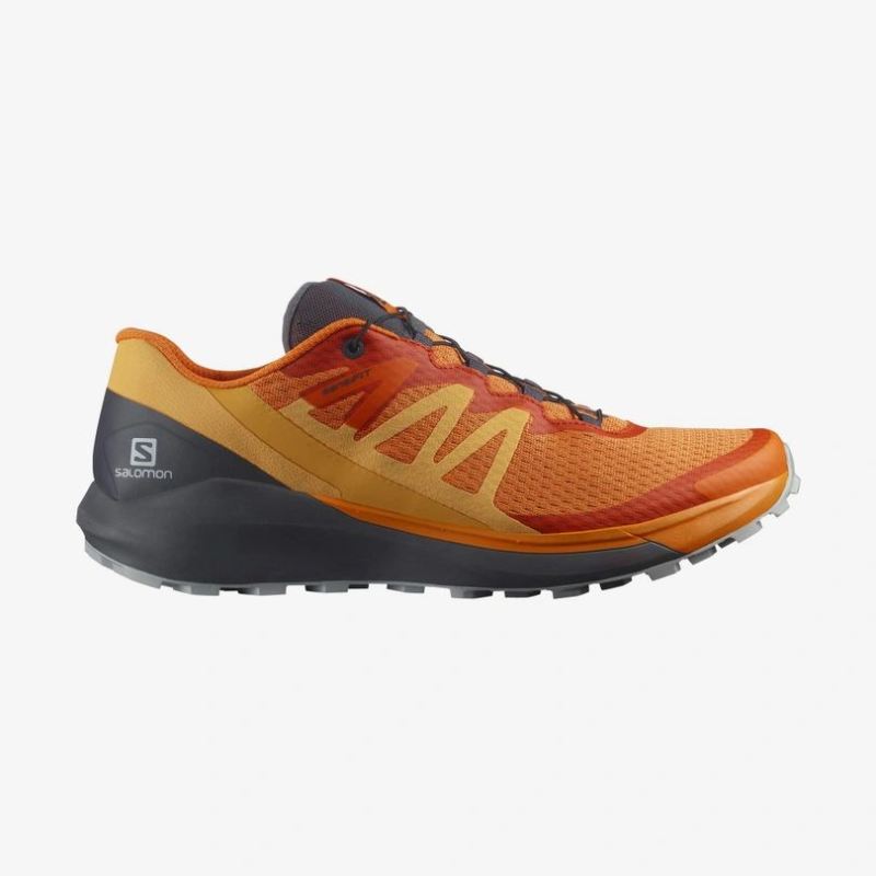 SALOMON MEN'S SENSE RIDE 4-Vibrant Orange / Ebony / Quarry