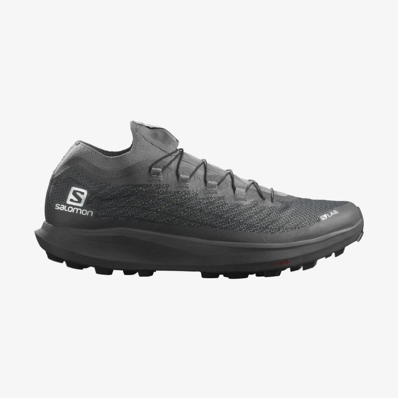 SALOMON MEN'S S/LAB PULSAR SOFT GROUND-Quiet Shade / Magnet / Black