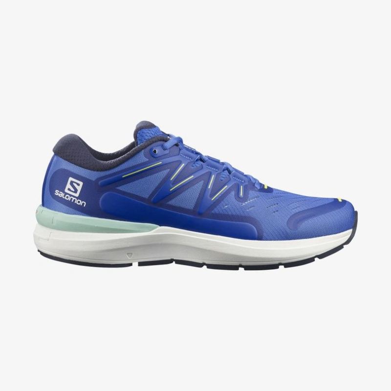 SALOMON MEN'S SONIC 4 Confidence-Palace Blue / White / Evening Primrose - Click Image to Close