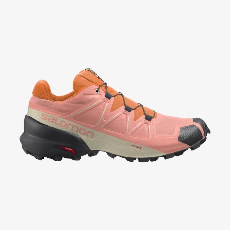 SALOMON WOMEN'S SPEEDCROSS 5-Blooming Dahlia / Black / Vibrant Orange - Click Image to Close