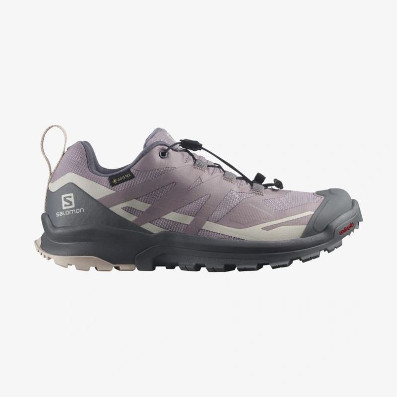 SALOMON WOMEN'S XA ROGG 2 GORE-TEX-Quail / Frost Gray / Morganite. - Click Image to Close