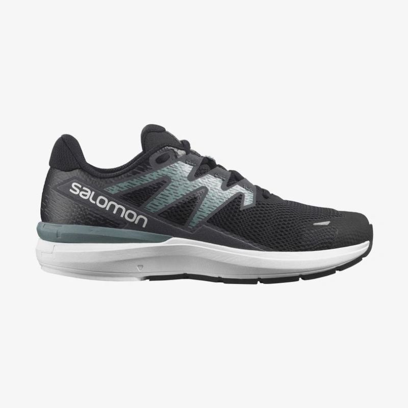 SALOMON MEN'S SONIC 5 CONFIDENCE-Black / White / Trooper - Click Image to Close