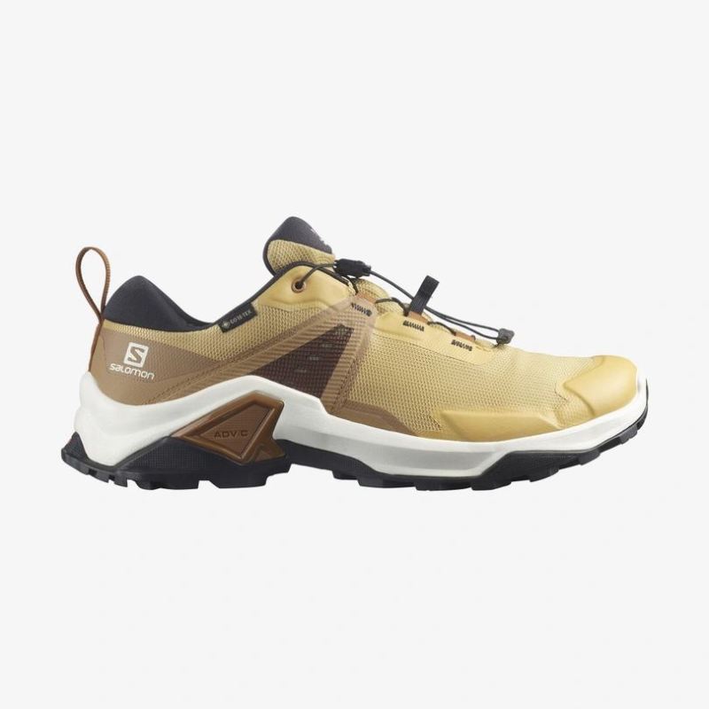 SALOMON MEN'S X RAISE 2 GORE-TEX-Fall Leaf / Tobacco Brown / Sugar Almond - Click Image to Close