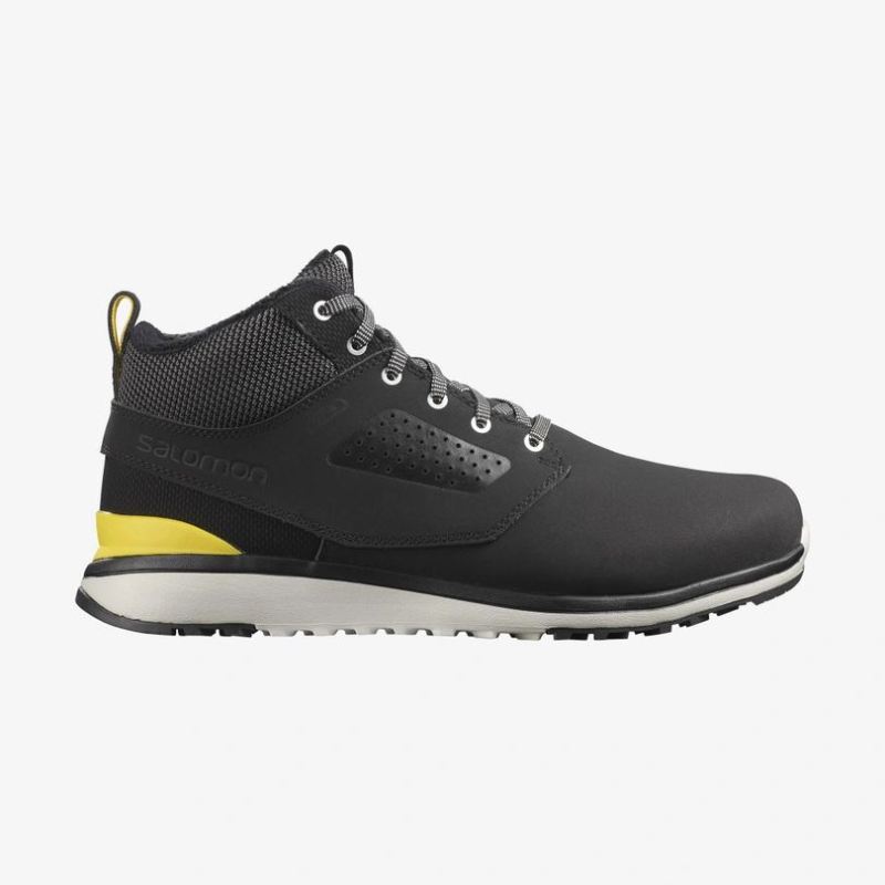 SALOMON MEN'S UTILITY FREEZE CLIMASalomon | WATERPROOF-Black / Black / Empire Yellow