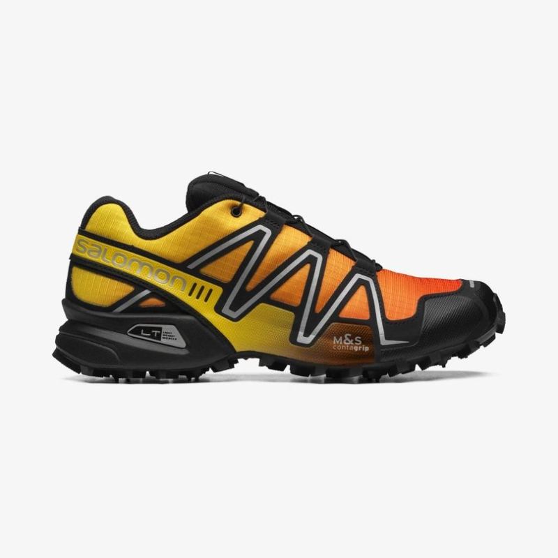 SALOMON MEN'S SPEEDCROSS 3 GRADIENT-Cherry Tomato / Lemon / Silver