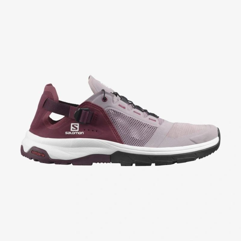 SALOMON WOMEN'S TECH AMPHIB 4-Quail / Rhododendron / Wine Tasting - Click Image to Close