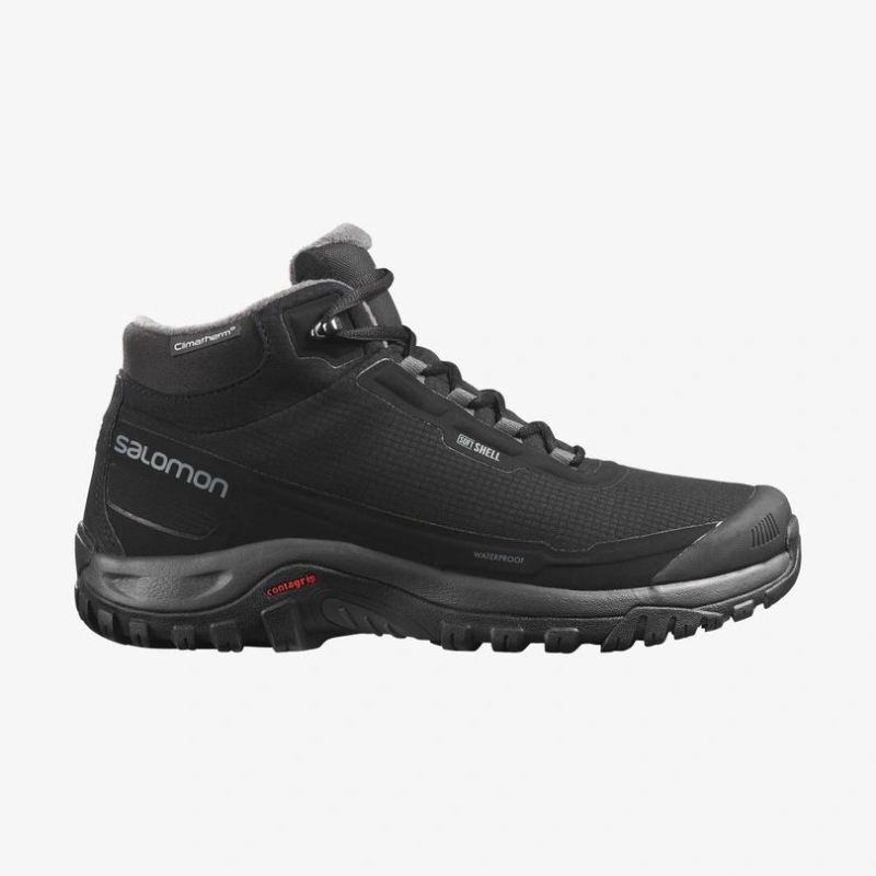 SALOMON MEN'S SHELTER CLIMASalomon | WATERPROOF-Black / Ebony / Black - Click Image to Close