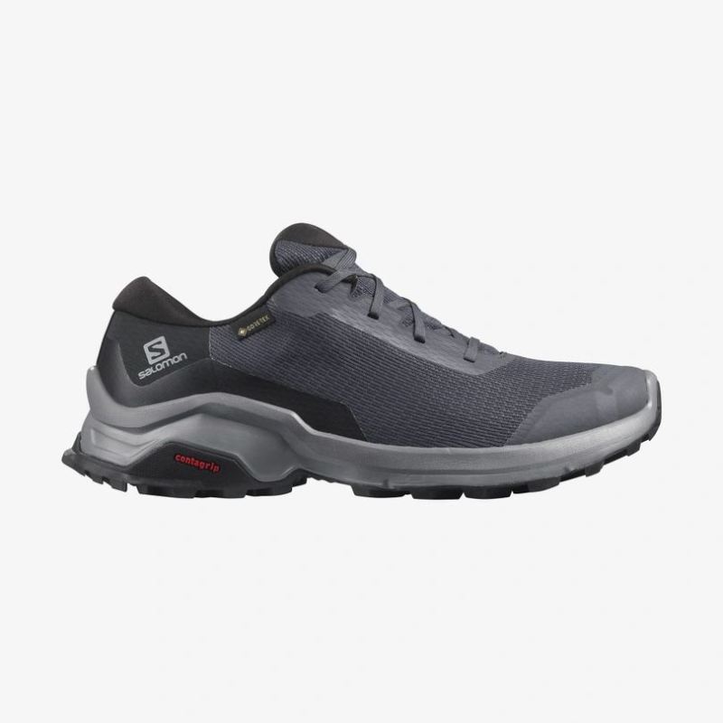 SALOMON WOMEN'S X REVEAL GORE-TEX-Ebony / Black / Quiet Shade