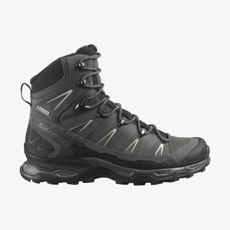 SALOMON WOMEN'S X ULTRA TREK GORE-TEX-Black / Magnet / Mineral Gray - Click Image to Close