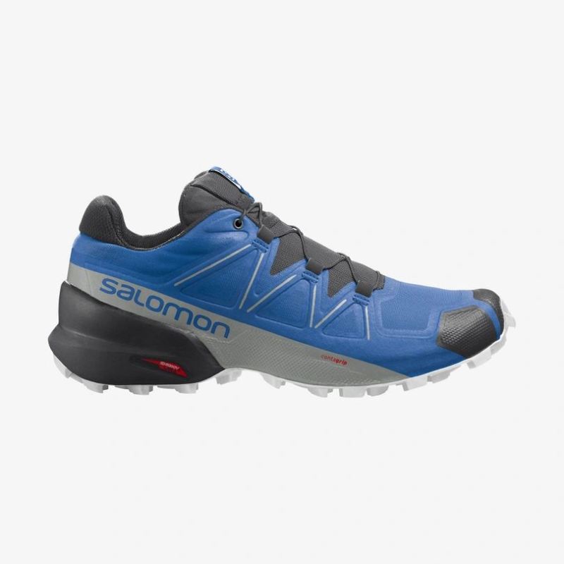 SALOMON MEN'S SPEEDCROSS 5-Skydiver / Black / White - Click Image to Close