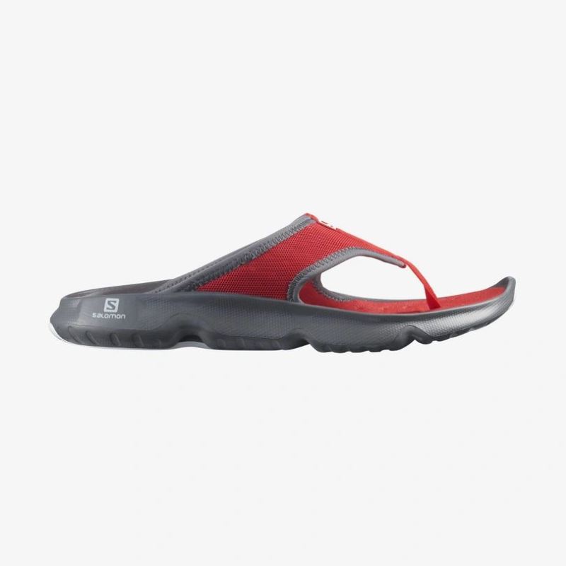 SALOMON MEN'S REELAX BREAK 5.0-Quiet Shade / Goji Berry / White