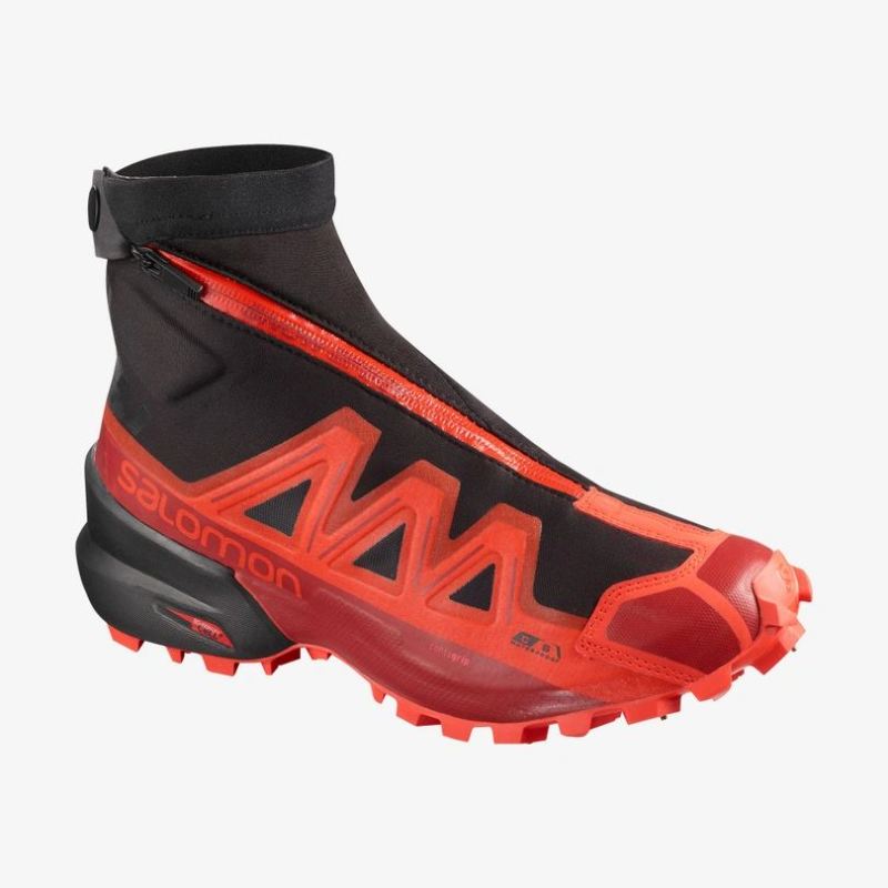 SALOMON MEN'S SNOWSPIKE CLIMASalomon | WATERPROOF-Black / Racing Red / Red Dahlia