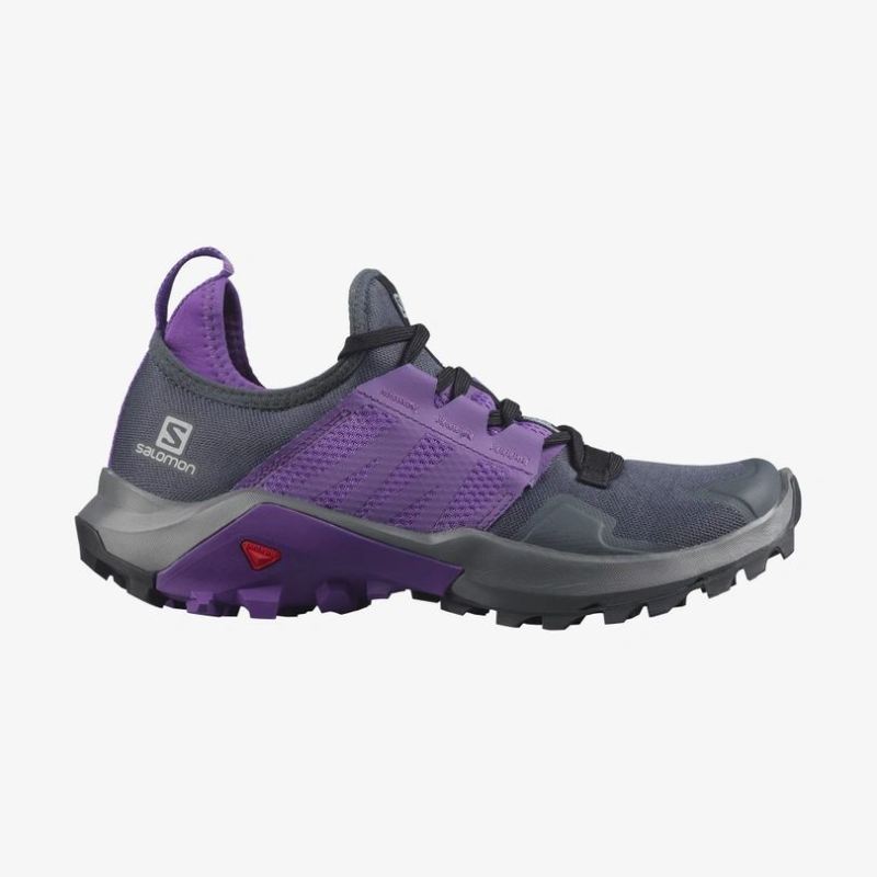 SALOMON WOMEN'S MADCROSS-India Ink / Royal Lilac / Quiet Shade - Click Image to Close