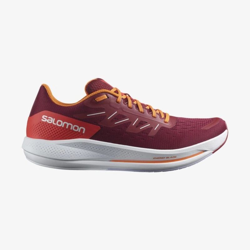 SALOMON MEN'S SPECTUR-Biking Red / Vibrant Orange / Purple Heather - Click Image to Close