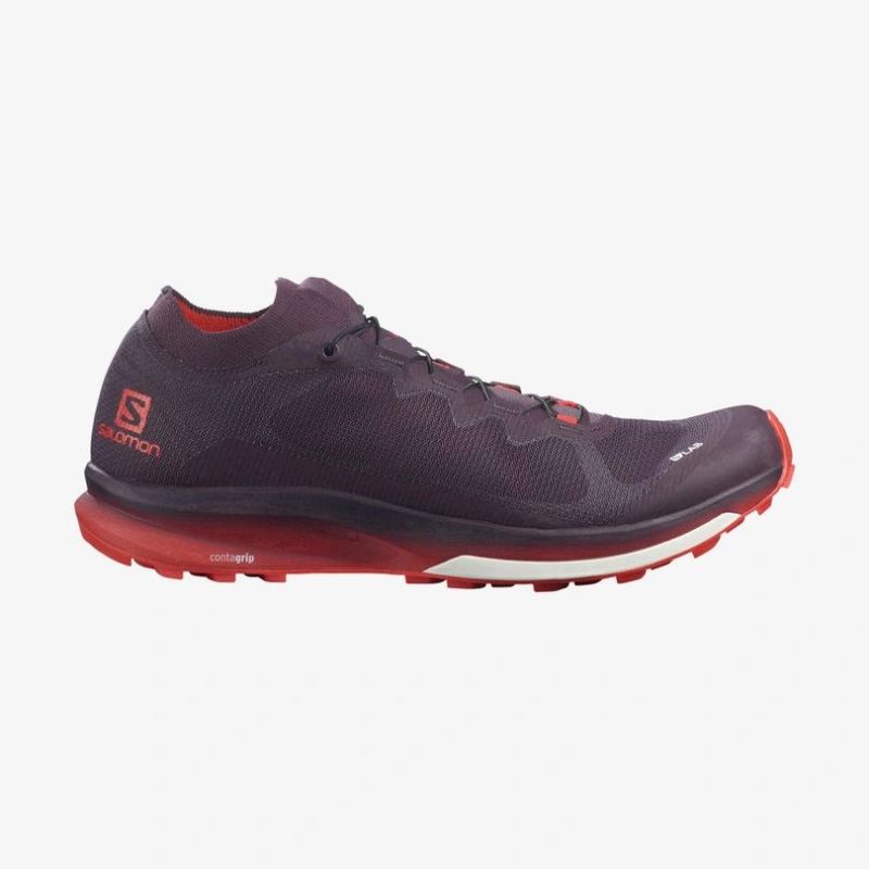 SALOMON MEN'S S/LAB ULTRA 3-Maverick / Racing Red / Maverick