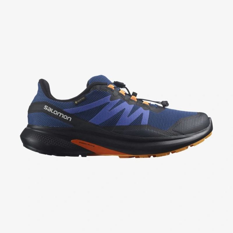 SALOMON MEN'S HYPULSE GORE-TEX-Estate Blue / Black / Blazing Orange - Click Image to Close