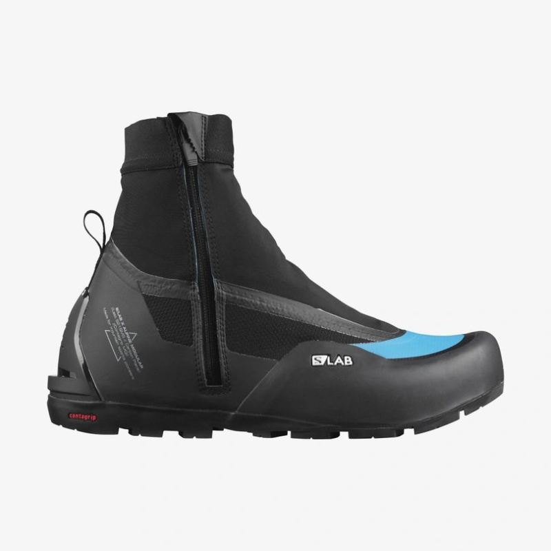 SALOMON MEN'S S/LAB X ALPINE MODULAR-Black / Black / Blue Danube - Click Image to Close