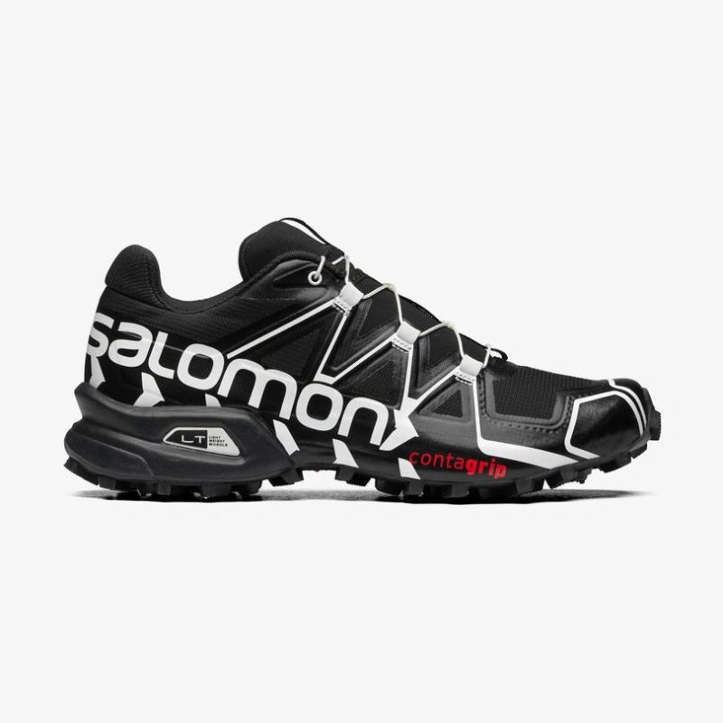 SALOMON MEN'S SPEEDCROSS OFFROAD-Black / White / White - Click Image to Close