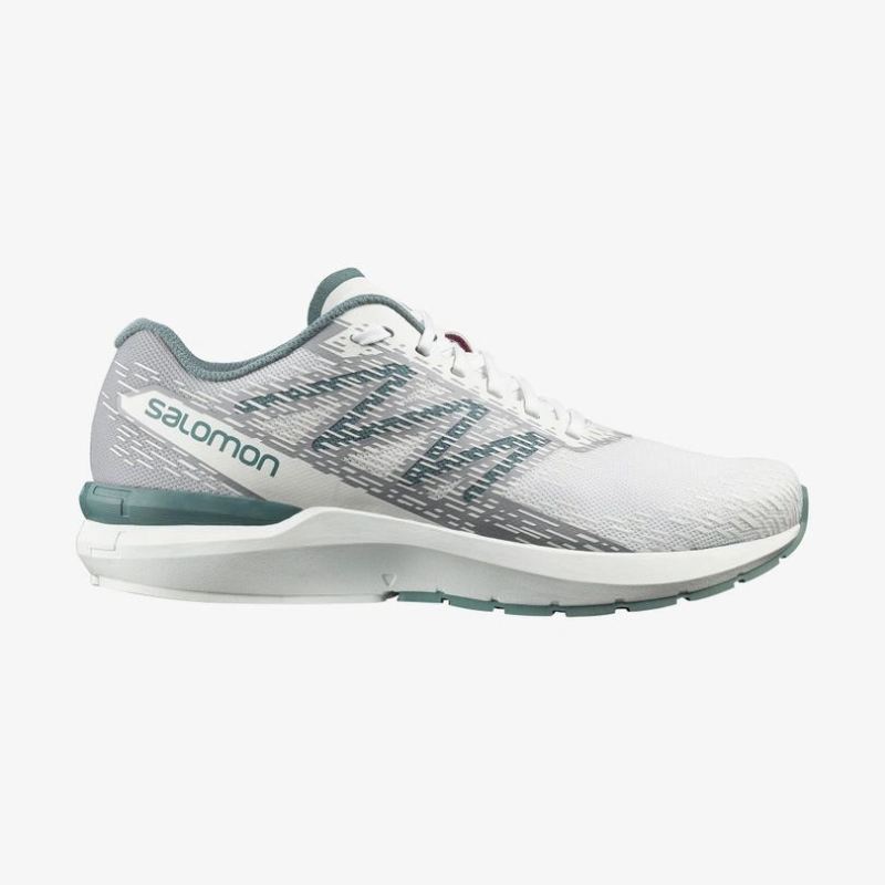 SALOMON MEN'S SONIC 5 BALANCE-White / Lunar Rock / Trooper - Click Image to Close