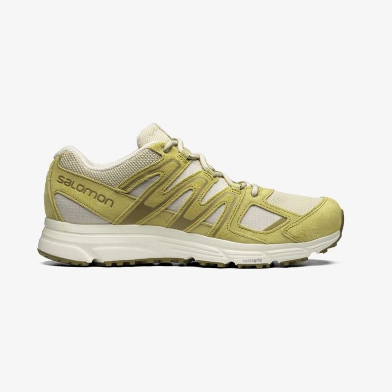 SALOMON WOMEN'S X-MISSION 4 SUEDE-Leek Green / Green Moss / Frozen Dew - Click Image to Close