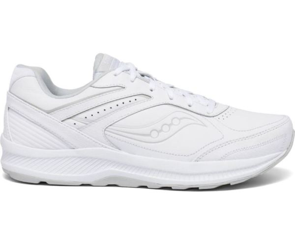 SAUCONY MEN'S ECHELON WALKER 3 WIDE-White - Click Image to Close