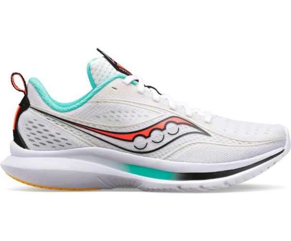 SAUCONY WOMEN'S KINVARA 13-White Vizi