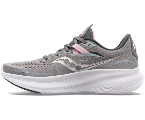 SAUCONY WOMEN'S RIDE 15 WIDE-Alloy Quartz - Click Image to Close