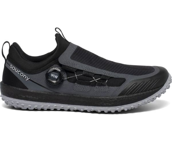 SAUCONY MEN'S SWITCHBACK 2-Black Charcoal - Click Image to Close