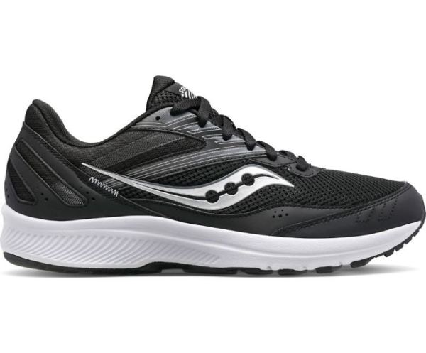 SAUCONY MEN'S COHESION 15 WIDE-Black White