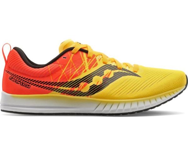 SAUCONY MEN'S FASTWITCH 9-Vizigold Vizired - Click Image to Close