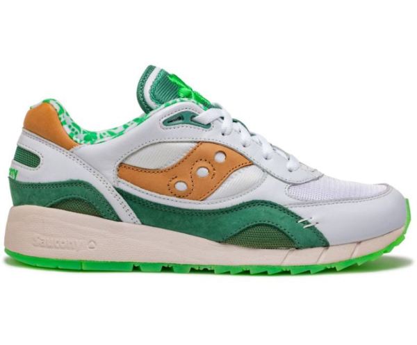 SAUCONY WOMEN'S SHAMROCK SHADOW 6000-Green - Click Image to Close