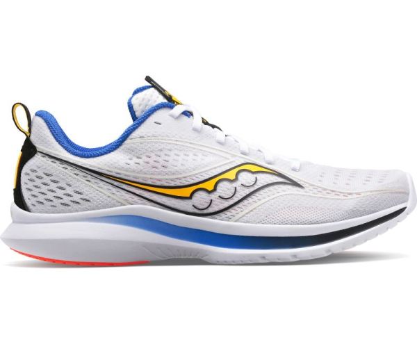 SAUCONY MEN'S KINVARA 13-White Vizi - Click Image to Close