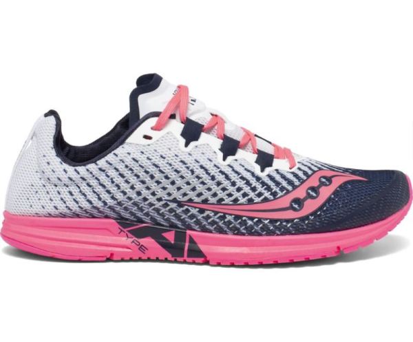 SAUCONY WOMEN'S TYPE A9-White Vizipink - Click Image to Close