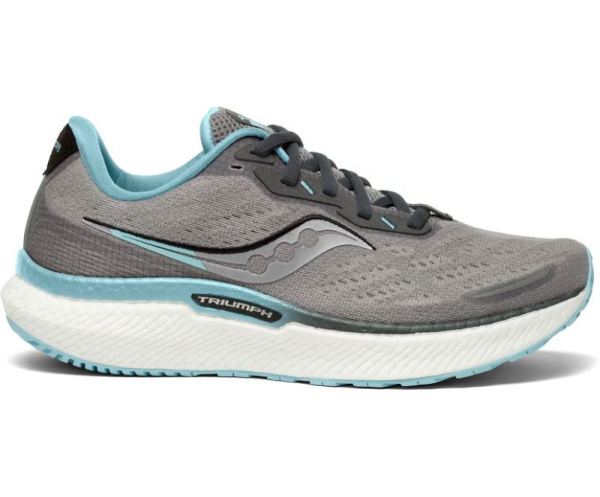 SAUCONY WOMEN'S TRIUMPH 19 WIDE-Alloy Powder - Click Image to Close