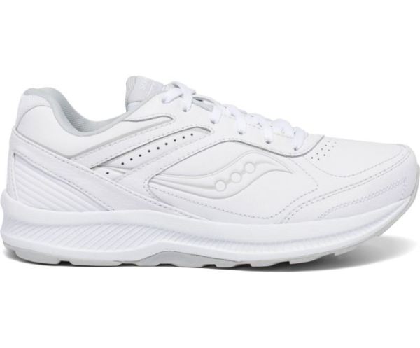 SAUCONY WOMEN'S ECHELON WALKER 3 WIDE-White - Click Image to Close