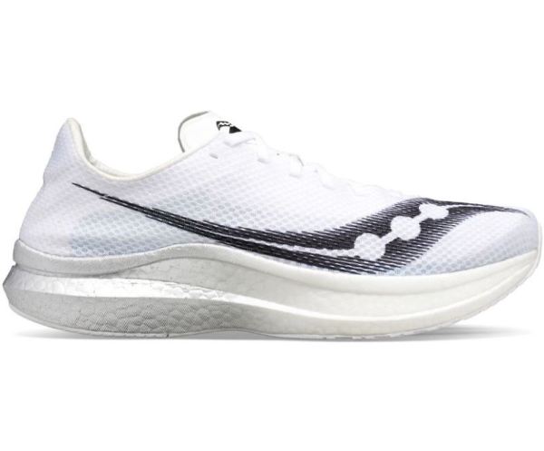 SAUCONY WOMEN'S ENDORPHIN PRO+-White Black - Click Image to Close