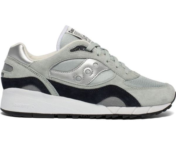 SAUCONY WOMEN'S SHADOW 6000-Grey Silver - Click Image to Close