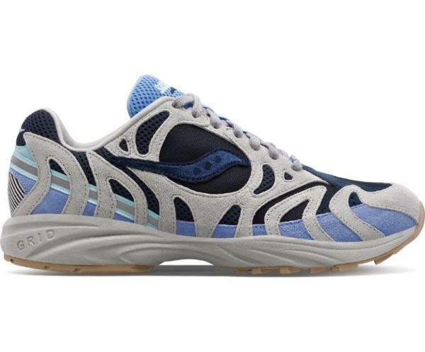 SAUCONY WOMEN'S GRID AZURA 2000-Grey Dark Blue