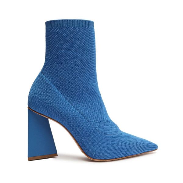 Schutz | Marila Knit Bootie-True Blue - Click Image to Close