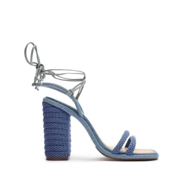 Schutz | Leenah Denim Sandal-Denim