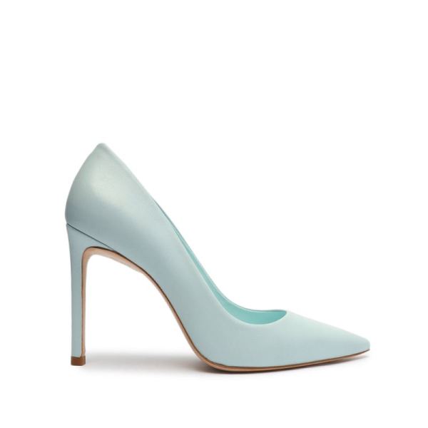 Schutz | Lou Nappa Leather Pump-Soft Sky