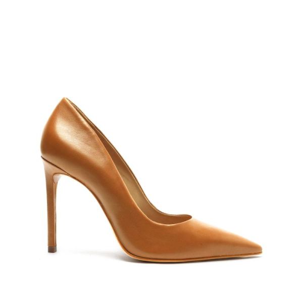 Schutz | Lou Leather Pump-Wood - Click Image to Close