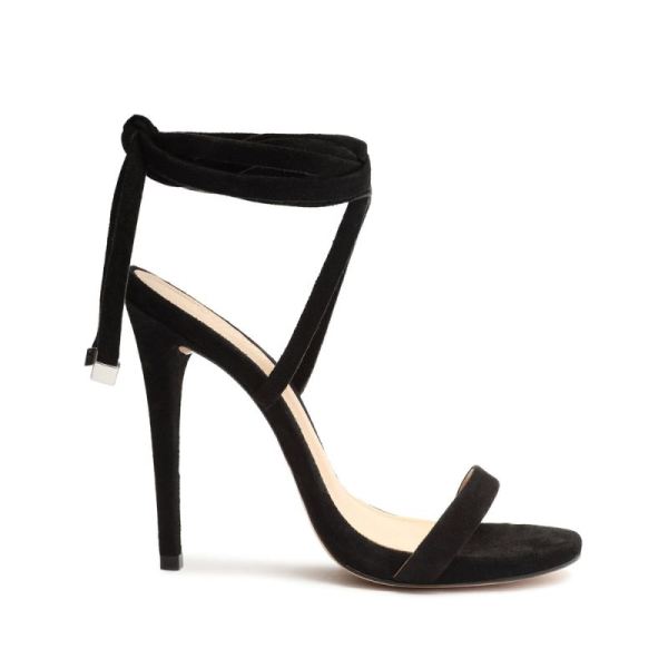 Schutz | Cloe Suede Sandal-Black