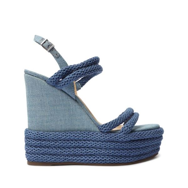 Schutz | Leeneh Denim Sandal-Denim