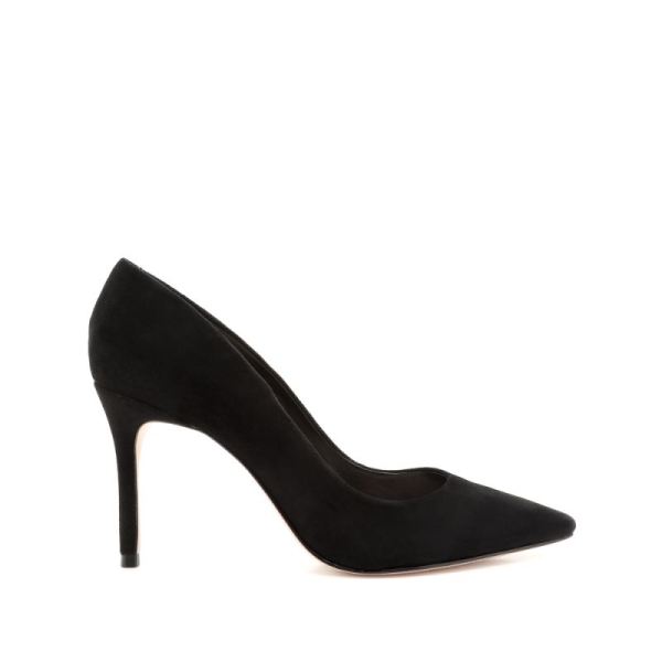 Schutz | Lou Lo High Heel Pump in Suede -Black