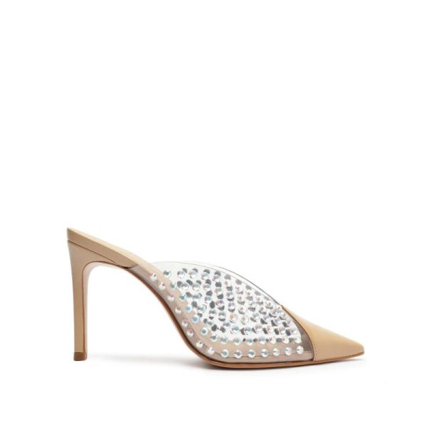 Schutz | Greece Vinyl&Crystals Pump-Light Nude - Click Image to Close