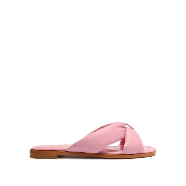 Schutz | Fairy Leather Sandal-Club Rose - Click Image to Close