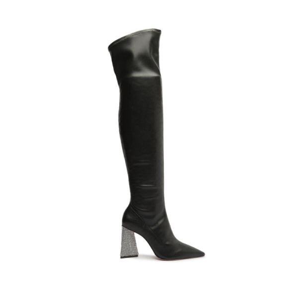 Schutz | Cyrus Up Nappa Leather Boot-Black