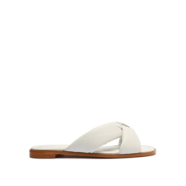 Schutz | Fairy Atanado Leather Sandal-White